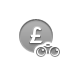 coin,pound,binoculars icon