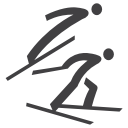 combined, nordic, olympic svg vector icon