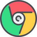 chrome, google, media, network, social svg vector icon