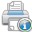 information, print icon