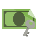 bill,key icon