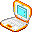 ibook,tangerine,tangerine on icon