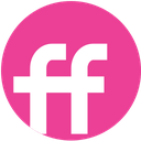 fiendfeed, media, pink, round, social icon