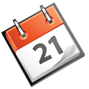 calendar, red icon