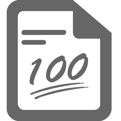 Test Paper svg vector icon