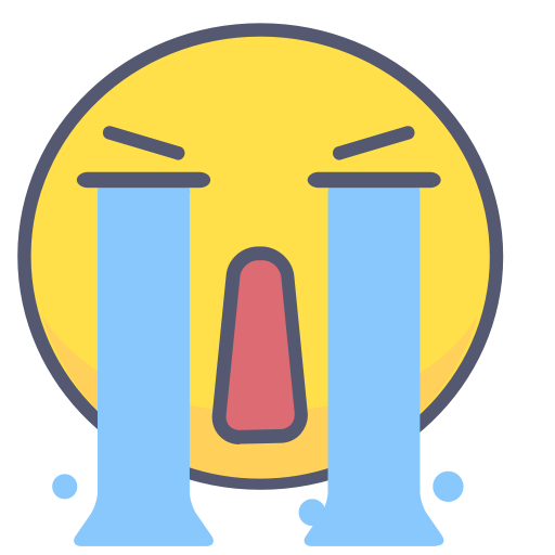 Cry svg vector icon