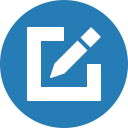 circle, compose, draw, edit, write svg vector icon