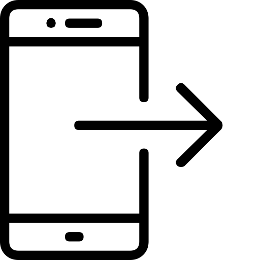 Cellphone svg vector icon