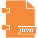 dmg, document, extension, file, format, page svg vector icon