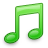 green, itunes, music, tone icon