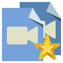 file,type,video,star icon