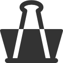 paper,clamp icon