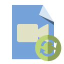 file,type,video,refresh icon