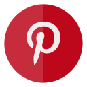 circle, media, pinterest, social svg vector icon