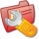folder,setting,red,configuration,config,preference,option,configure icon