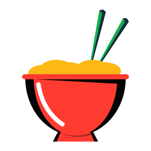 Steamed Rice svg vector icon