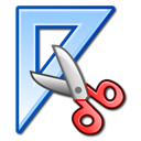 package,design,measure,ruler,scissors,triangle,pack,utility icon