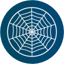 halloween, spider, web svg vector icon