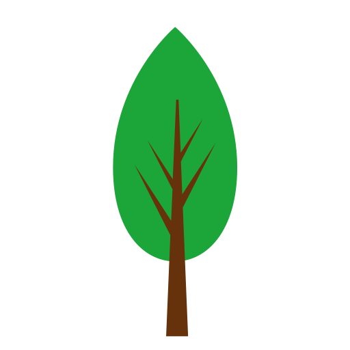 Tree svg vector icon