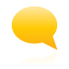 balloon, yellow icon