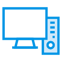 computer, desktop, electronic, monitor, pc, screen, technology svg vector icon