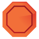 stop, warning icon