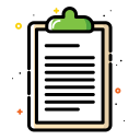 colorful, document, note, office, paper, school svg vector icon