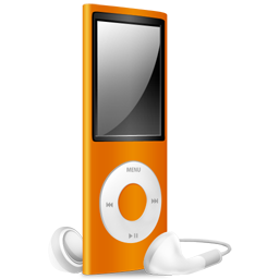 ipod,nano,orange,off icon
