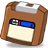 zip,brown icon