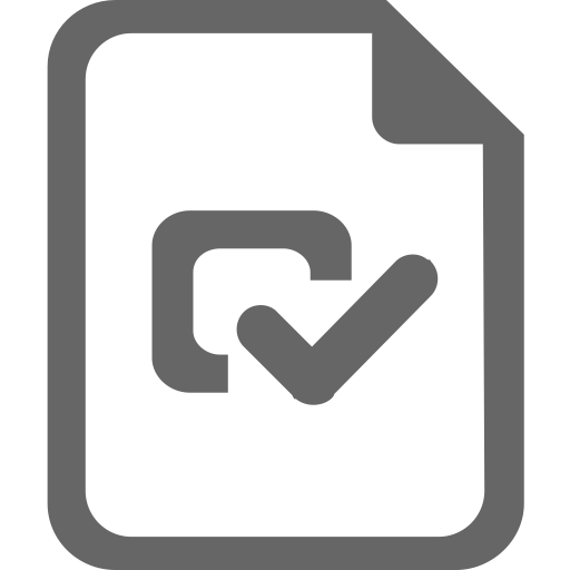 Questionnaire svg vector icon