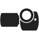 camera, film, image, picture, player, video svg vector icon
