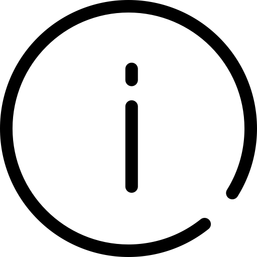 Information svg vector icon