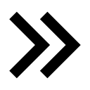 arrow, double, essential, right, set svg vector icon