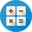 business, calculation, calculator, finance svg vector icon