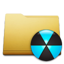 classic,folder,burn icon