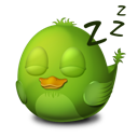 sleep,bird icon