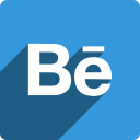 behance, media, shadow, social, square svg vector icon