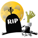 grave, halloween, hand, scary icon