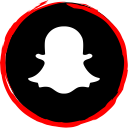 logo, media, snapchat, social svg vector icon