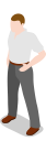 business, human, male, man, people, standing, user svg vector icon
