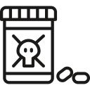 pills, poison svg vector icon
