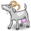 animal, goat icon