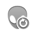 alien,gray,reload icon