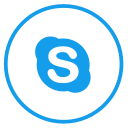 skype svg vector icon