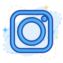instagram, media, social svg vector icon