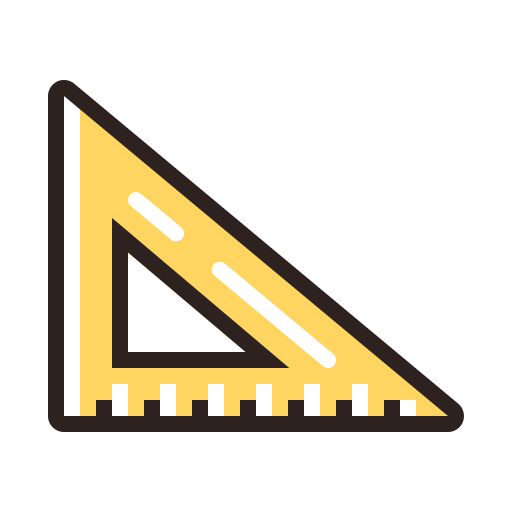 Ruler svg vector icon