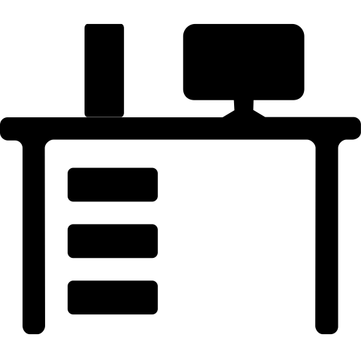 Online Office svg vector icon