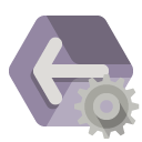previous,gear icon