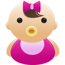 baby, girl icon