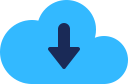 cloud, download icon